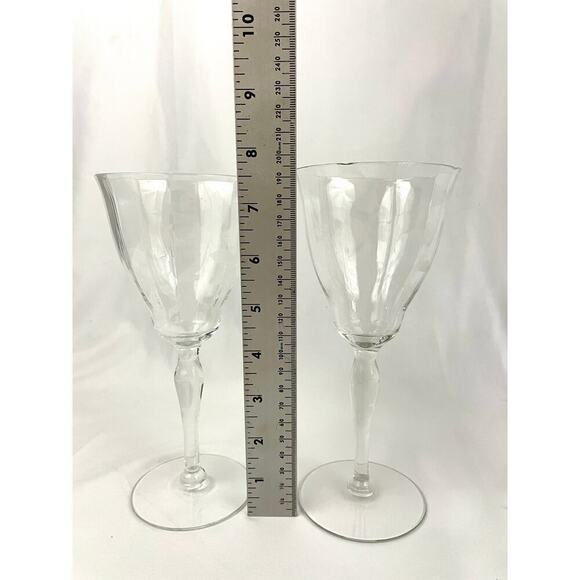 VTG Set of 6 Frosted Floral Liqueur Glasses Stemware Barware - Picture 4 of 16
